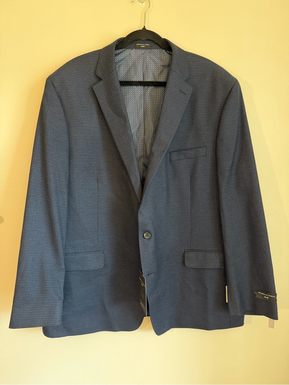 Shaquille O’Neal 50 Long Sports Jacket Navy NWT